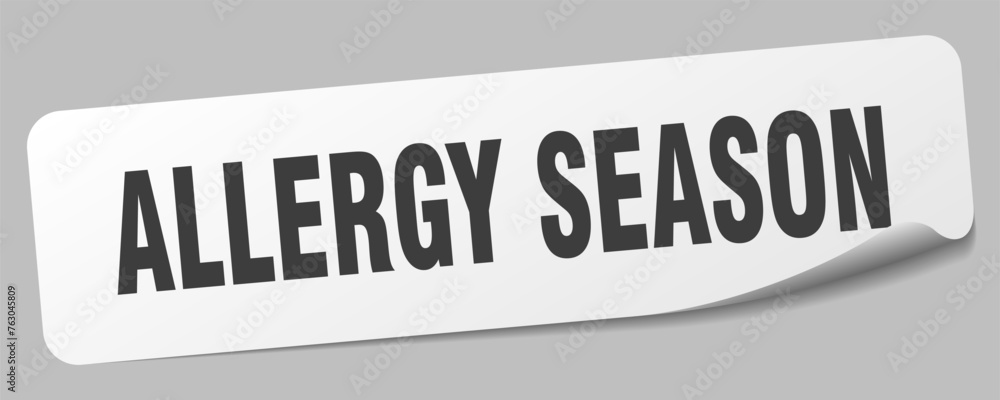allergy season sticker. allergy season label allergy season sticker. allergy season label