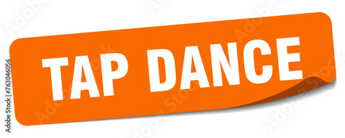 tap dance sticker. tap dance label