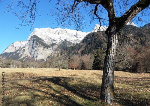 Raue Berglandschaft im Herbst - Heidiland CH