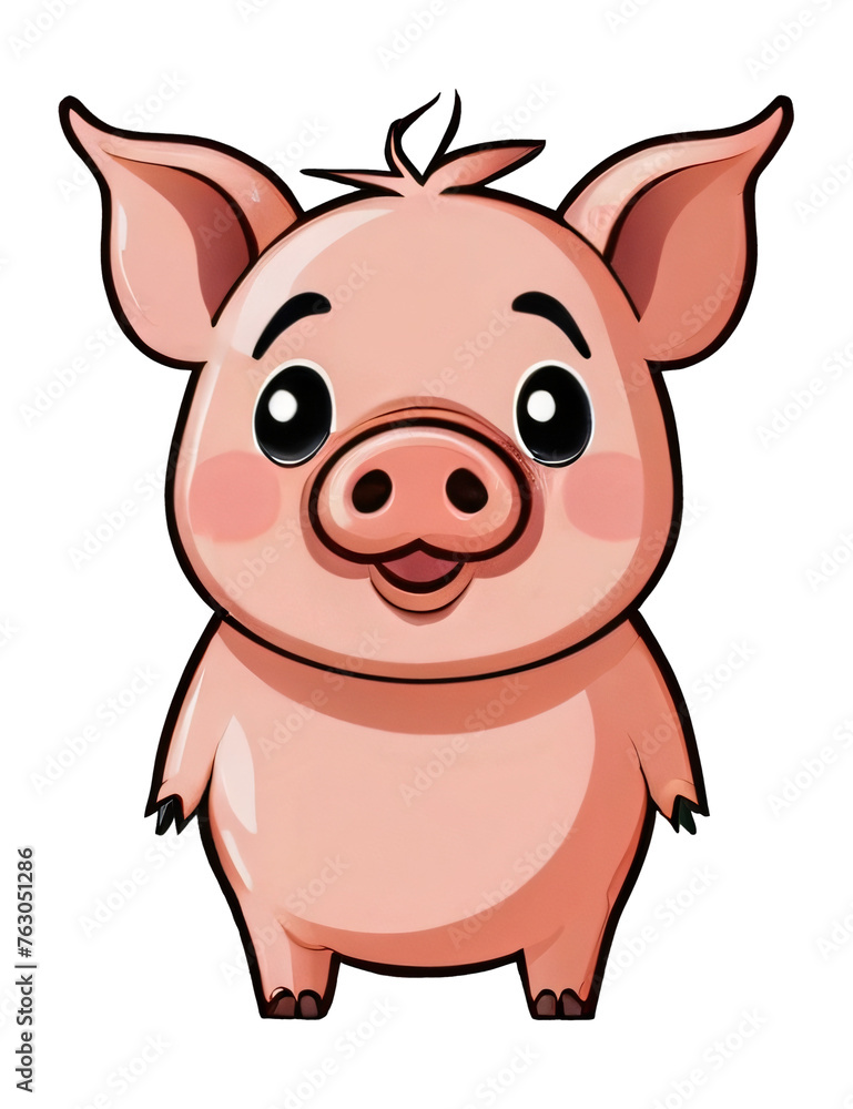 pig cartoon illustration pig cartoon illustration
