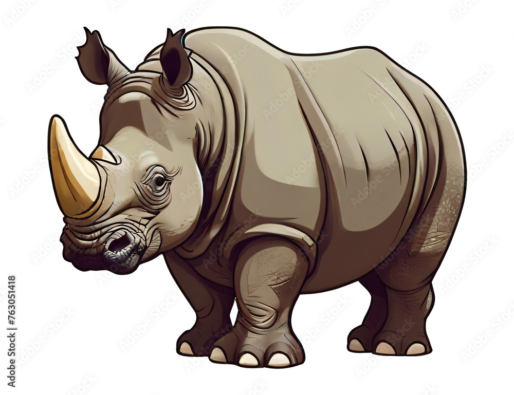Brown rhino
