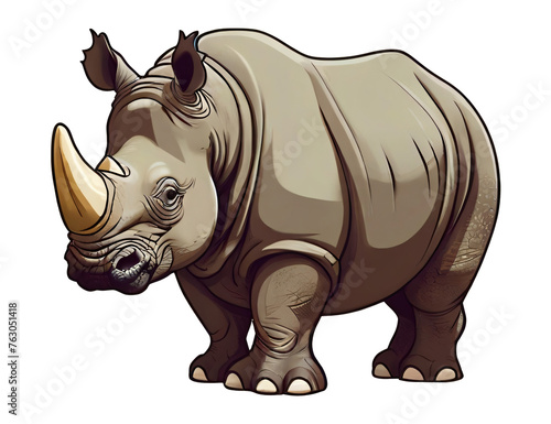 Brown rhino