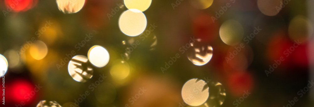 Christmas tree Sparkle lights, bokeh
