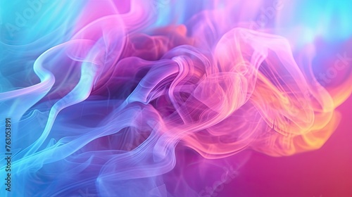 Ethereal Smoke in Cosmic Colors