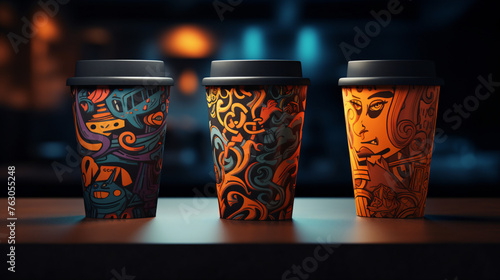 Manufacturing takeaway cups for coffee shops and cafes