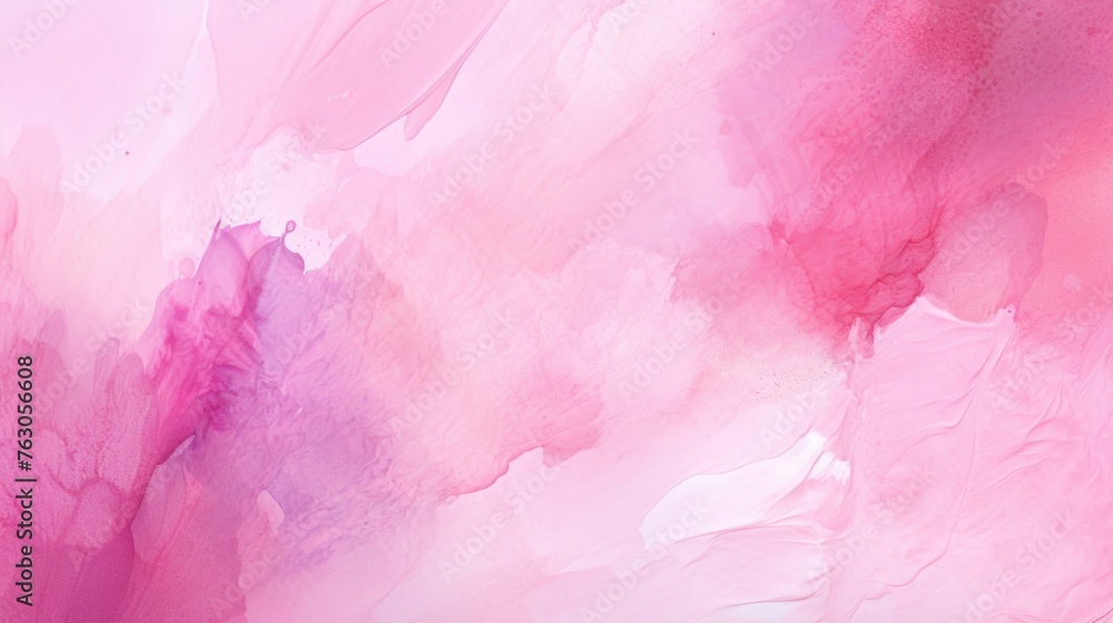 Close-up of vibrant pink and purple painting, ideal for art and design projects