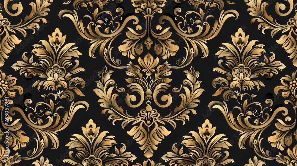 damask seamless patterns. Rich ornament, old Damascus style pattern for wallpapers damask seamless patterns. Rich ornament, old Damascus style pattern for wallpapers