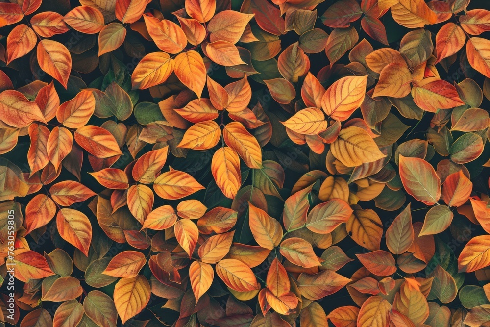 A close-up image of a bunch of leaves. Suitable for nature backgrounds A close-up image of a bunch of leaves. Suitable for nature backgrounds