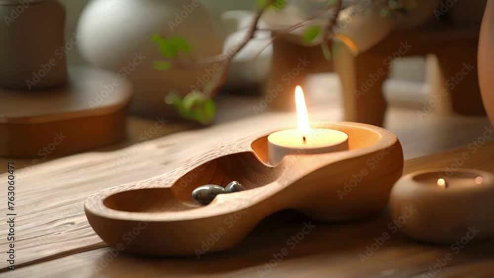 A wooden tea warmer with a carvedout niche to fit a tealight candle providing a warm and natural aesthetic. A wooden tea warmer with a carvedout niche to fit a tealight candle providing a warm and natural aesthetic.
