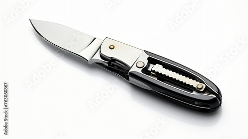 Pocketknife on white background .. photo