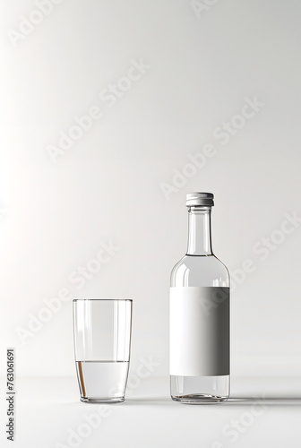 Wallpaper Mural 透明なドリンク（無地ラベル） Torontodigital.ca