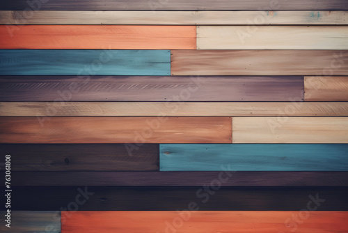 Multicolored wood texture  background  copy space