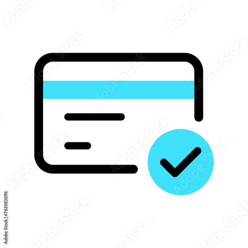 Card Tick Option icon vector Free Download Card Tick Option icon vector - GFXLoad
