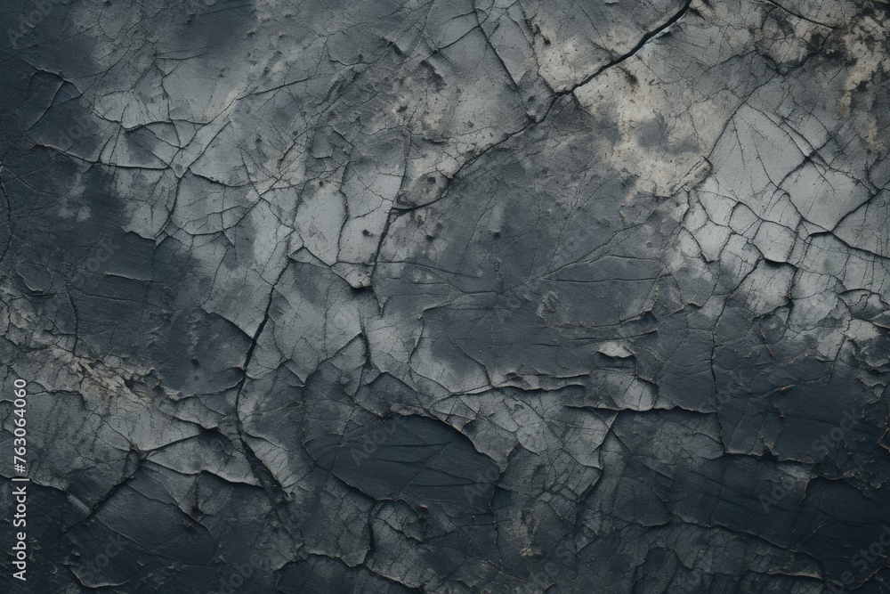 Fototapeta premium A black and white photo of a cracked wall. Perfect for architectural design projects