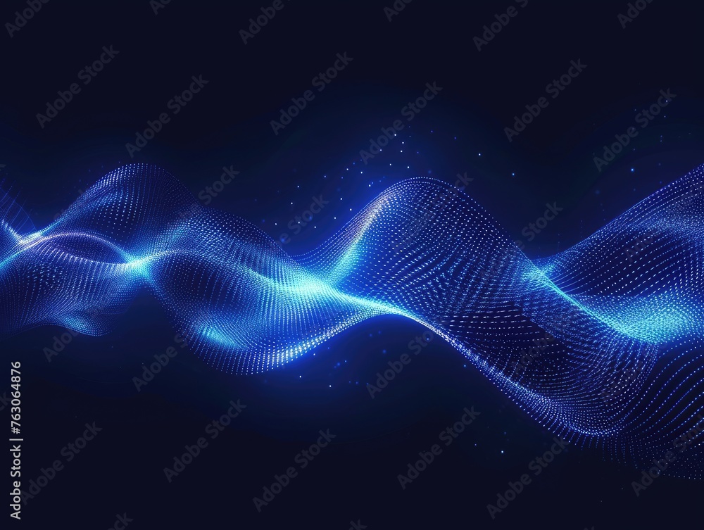 A dynamic image capturing the movement of a blue musical sound wave equalizer, illustrating the rhythm and flow of sound in a visually engaging neon blue hue. AI. A dynamic image capturing the movement of a blue musical sound wave equalizer, illustrating the rhythm and flow of sound in a visually engaging neon blue hue. AI.