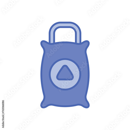 Duo Tone Sandbag vector icon