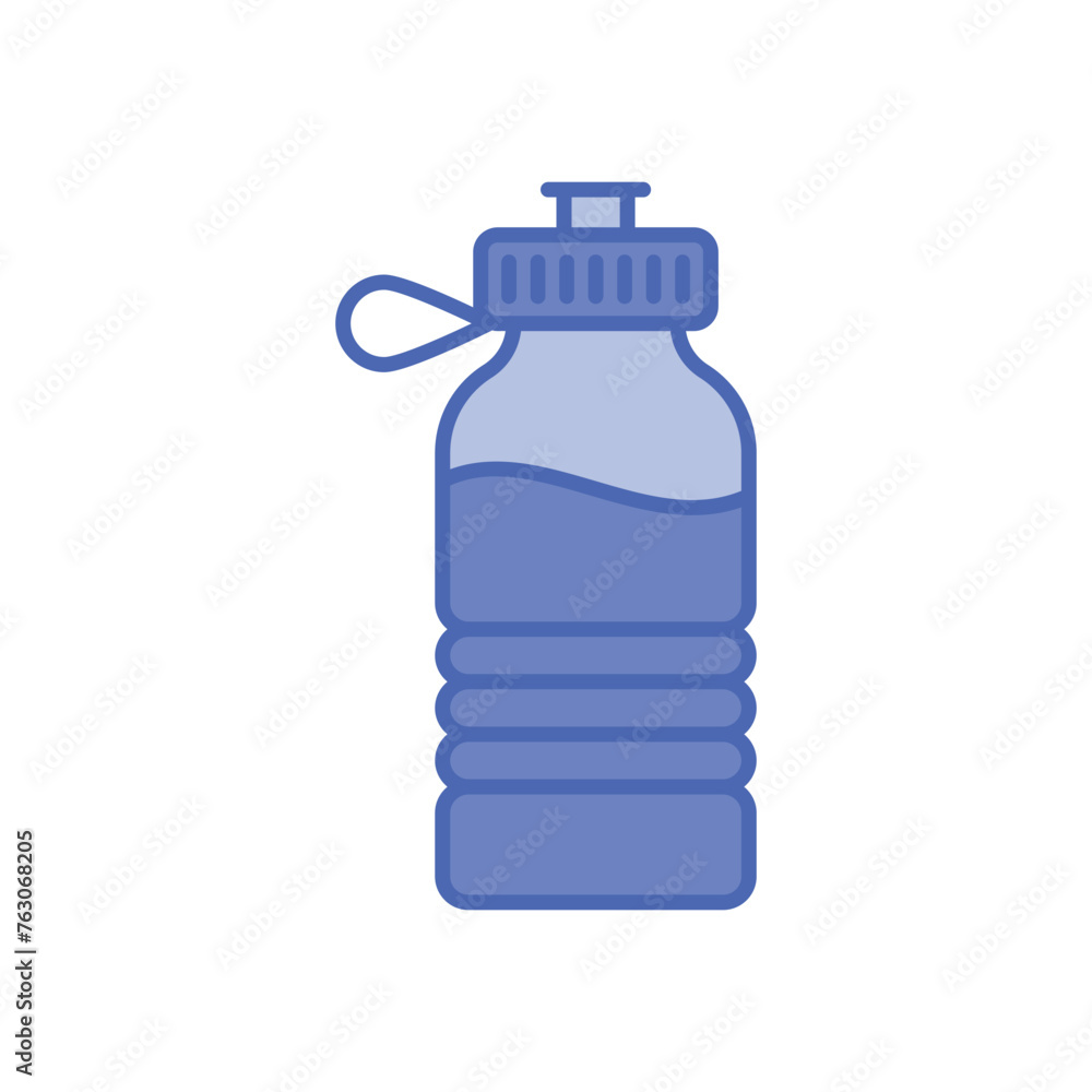 Duo Tone Water Bottle vector icon Duo Tone Water Bottle vector icon