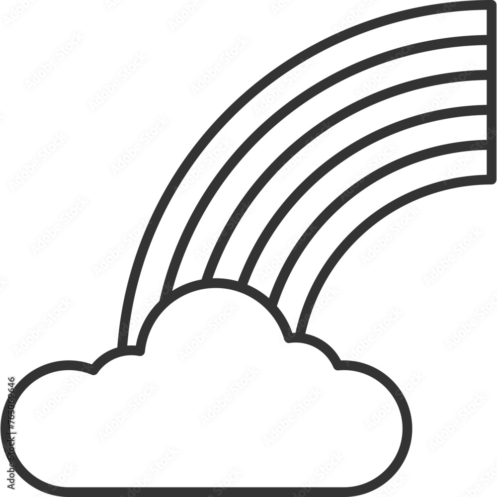 Obraz premium Weather Line icon