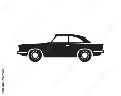 Vintage american car logo design. Retro car vector illustration. © Mahmud Creative