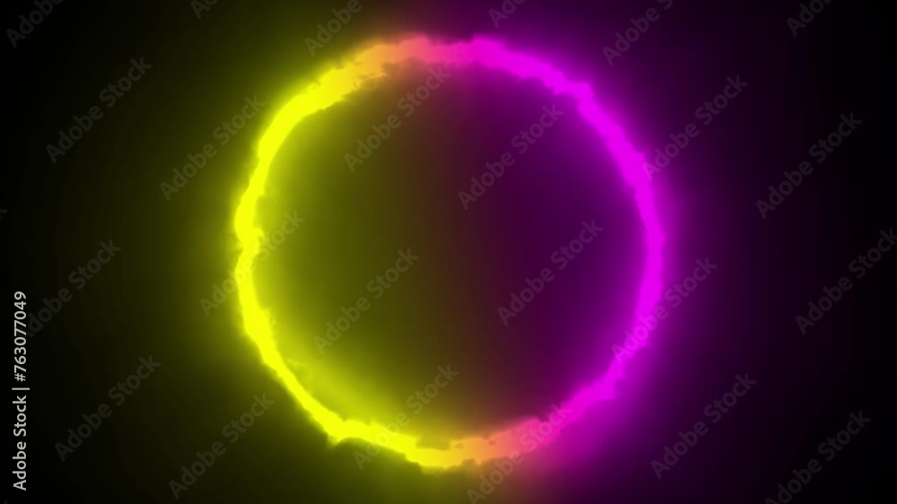 A rotating circle consisting of two colors that change slowly. Background video A rotating circle consisting of two colors that change slowly. Background video