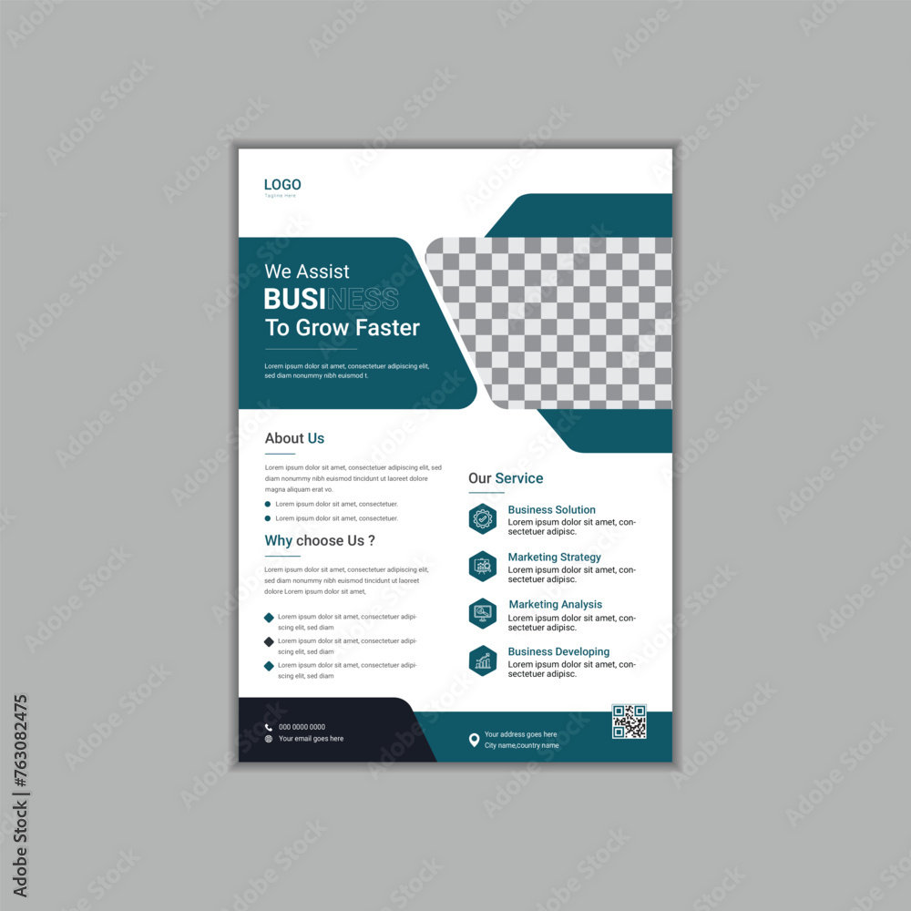 Corporate business flyer template design Corporate business flyer template design