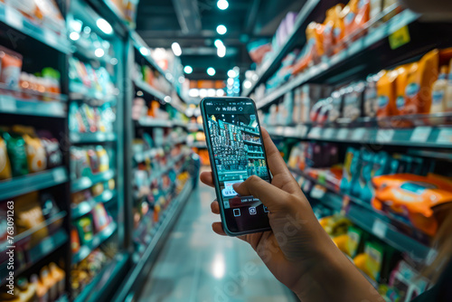 Smart Shopping: Navigating Store Aisles with Your Smartphone to Research Products and Prices