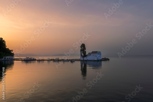 sunset on the sea of Corfu © IOANNIS