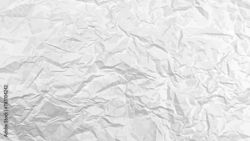 White clean crumpled paper