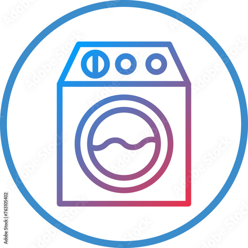 Washing Machine Icon Style