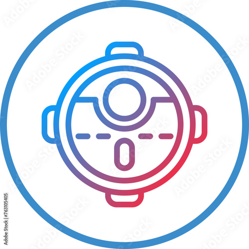 Robotic Vaccum Icon Style