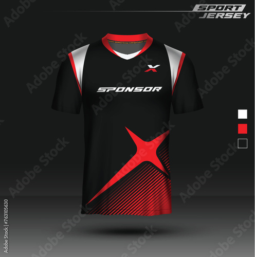 Jersey Esport and sport, editable, full color