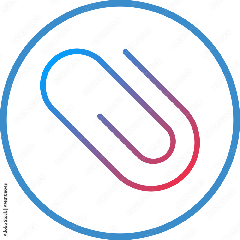 Paper Clip Icon Style Paper Clip Icon Style