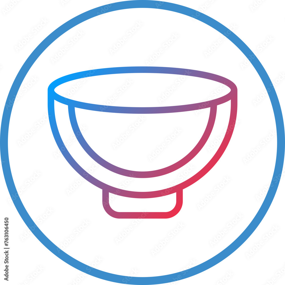 Bowl Icon Style Bowl Icon Style