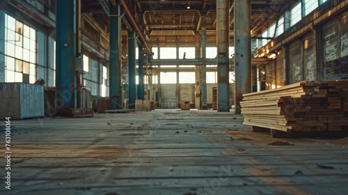 Industrial timber building materials