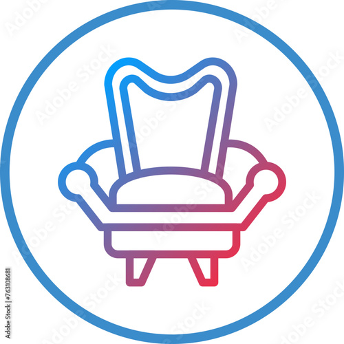 Armchair Icon Style