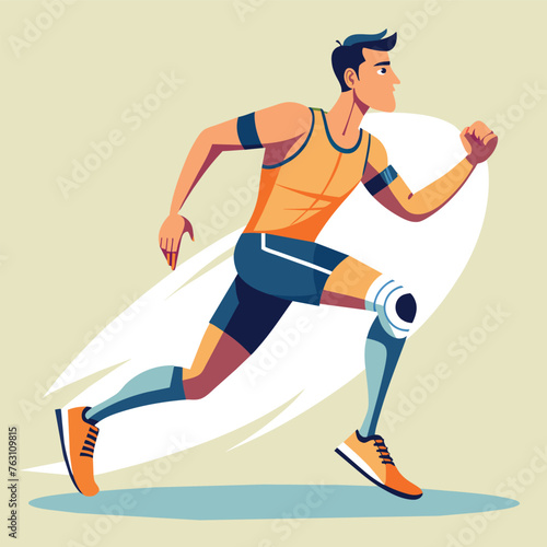 man, man, sport, runner, race, run, champion, speed, vector, illustration, art © Nina