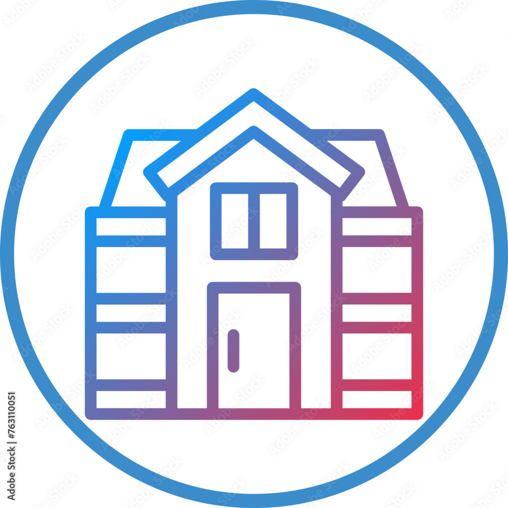 Fototapeta premium House Icon Style