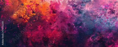 Abstract colorful smoke art © iVGraphic