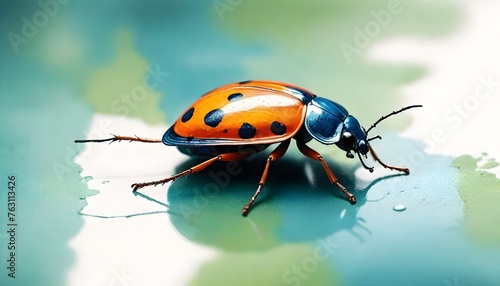 A beautiful and Tiny bug