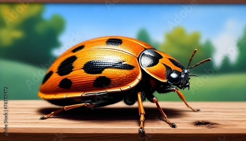 A beautiful and Tiny bug