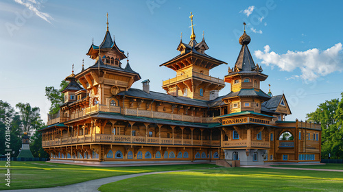 Wooden palace of Tsar Alexey Mihailovich in Kolomensko photo
