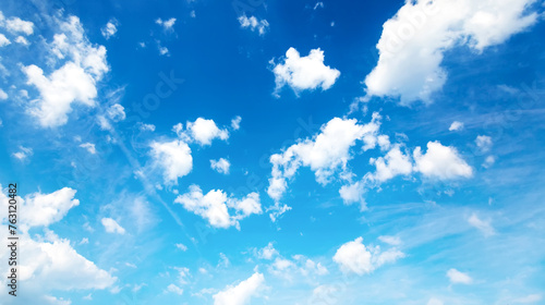 Fototapeta Naklejka Na Ścianę i Meble -  Blue sky and white clouds, natural background
