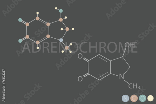 adrenochrome molecular skeletal chemical formula