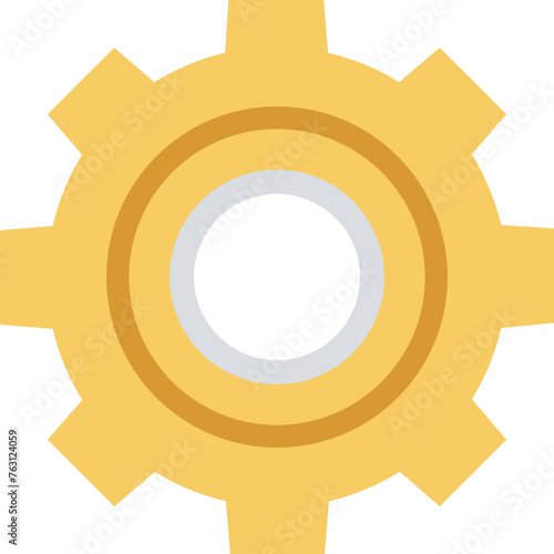 Cogwheel icon which can easily edit and modify