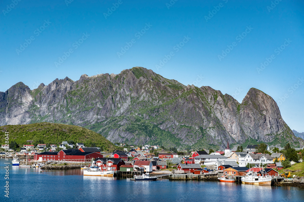 Reine village on Lofoten islands in Norway.