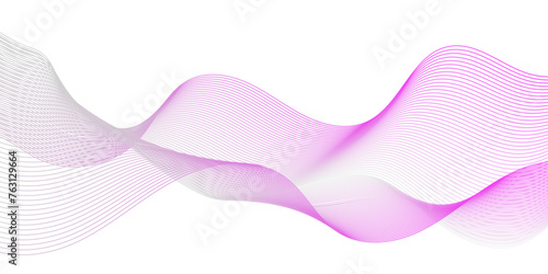 Abstract blend wave lines and technology background. Modern flowing wave lines and glowing moving lines. Futuristic technology and sound wave lines background.