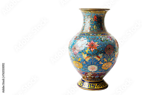 Large Vase With Floral Design