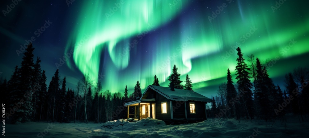 Explore cool northern destinations. snowy landscapes and the enchanting northern lights