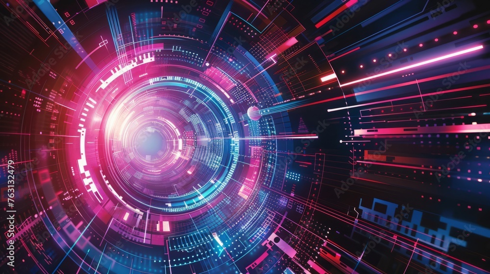 futuristic digital hi fi background. futuristic digital hi fi background.
