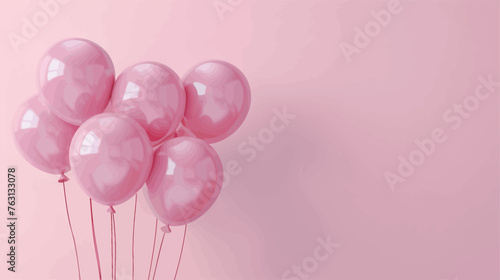 pink balloons with a white cross on the top © 酸 杨